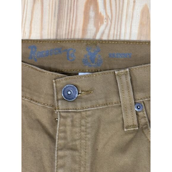 Roebuck Jeans Adult 32X30 Brown Denim Skinny Stretch Outdoor Men's - Picture 2 of 10